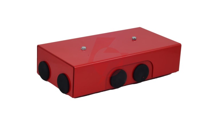 Puszka przeciwpożarowa PIP-5A R4x2x4,4x3x4 prostokątna, E90, rozgałęźna, wymiary 92x47x174mm, czerwony 84625616