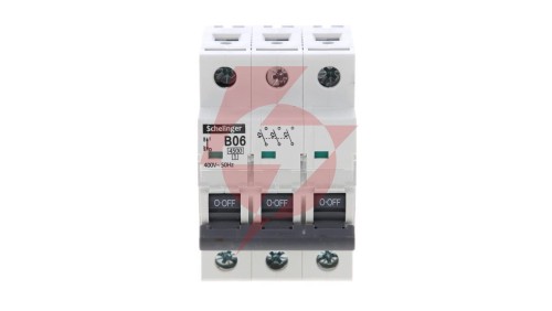 Wyłącznik nadprądowy 3P B 6A 4,5kA AC SCHELINGER A02-G7-3P-B06