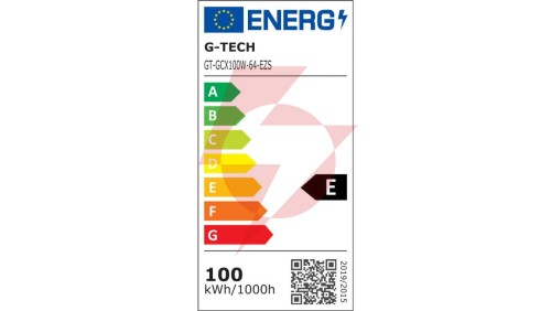 Naświetlacz LED 100W, 8000lm IP65, 120, 6400K, czarny GT-GCX100W-64