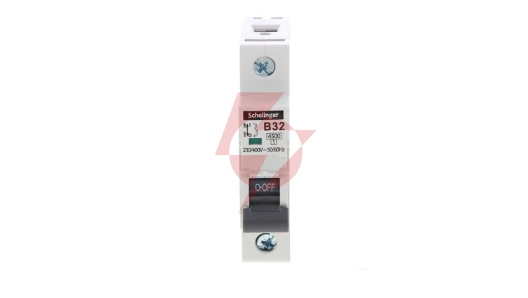 Wyłącznik nadprądowy 1P B 32A 4,5kA AC SCHELINGER A02-G7-1P-B32