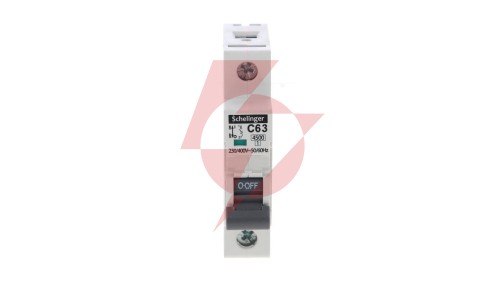 Wyłącznik nadprądowy 1P C 63A 4,5kA AC SCHELINGER A02-G7-1P-C63