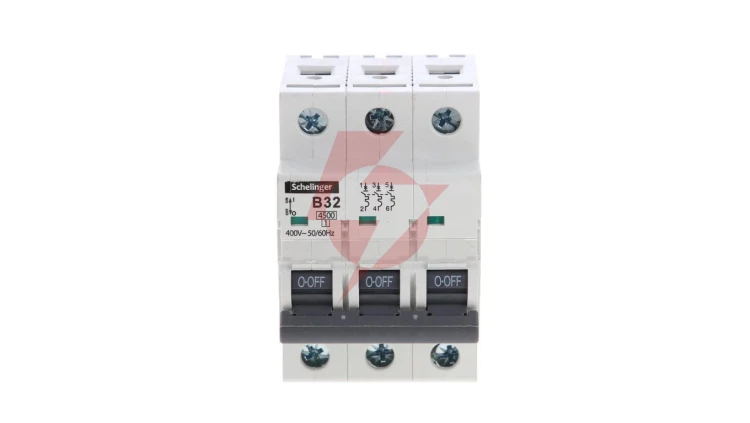 Wyłącznik nadprądowy 3P B 32A 4,5kA AC SCHELINGER A02-G7-3P-B32