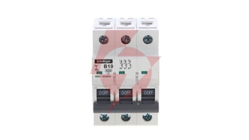 Wyłącznik nadprądowy 3P B 10A 4,5kA AC SCHELINGER A02-G7-3P-B10