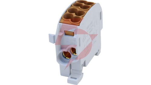 Blok rozdzielczy - odgałęźny Cu SCB 25 (80110) SIMBLOCK brązowy 81503015