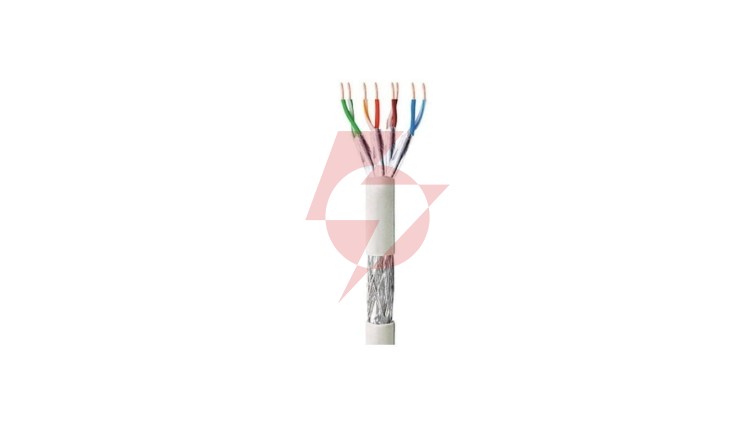 Kabel Skrętka Kat 6 S/FTP PIMF Drut 305m Box Szara SOHO CCA