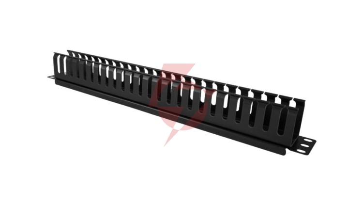 Organizator kabli 1U 19 z pokrywą maskującą PK008