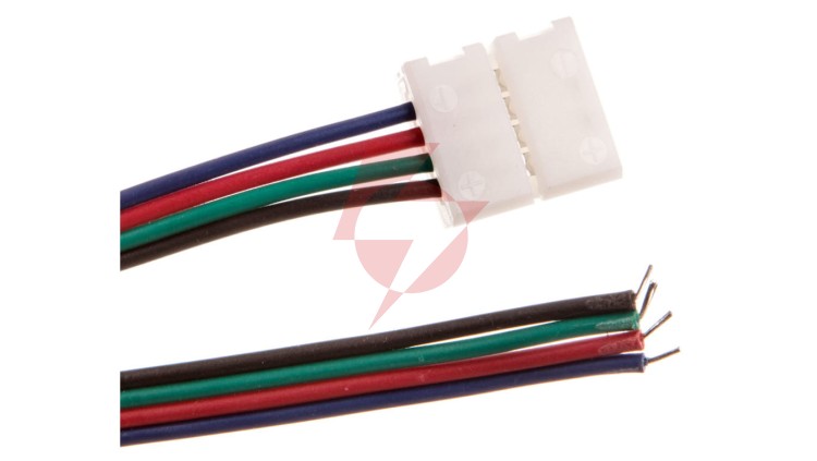 Złączka XC11 do taśm led RGB z przewodem 2m