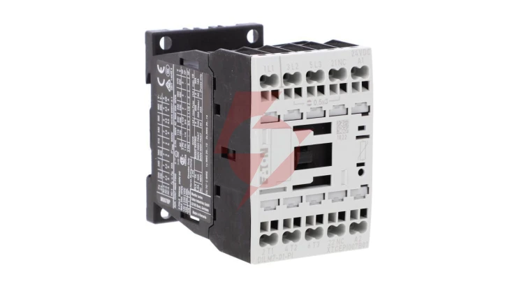 Stycznik mocy DILM7-01(24VDC)-PI 3P 380 V 400 V 3 kW 1R 24 V DC Push-In 199228