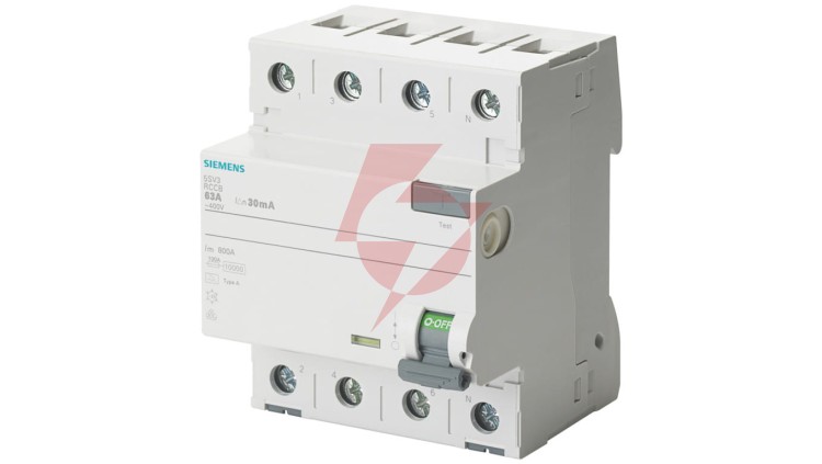 Wyłącznik różnicowoprądowy 4P 40A 300mA 400V typ F selektywny 5SV3644-7