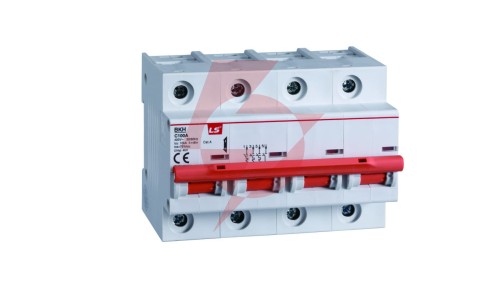 Wyłącznik nadprądowy 4P C 63A 10kA AC BKH 06110361R0