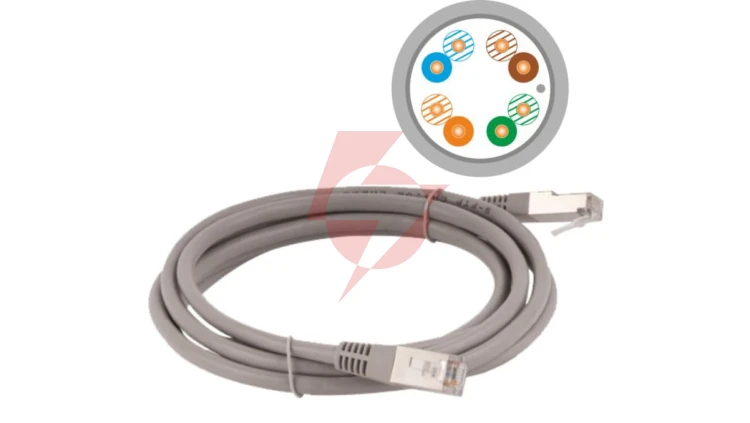 Patch-cord F/UTP kat.5e PVC 3.0m szary KKF5SZA3.0