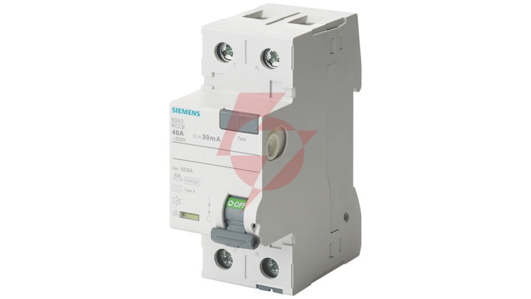 Wyłącznik różnicowoprądowy 2P 40A 30mA 230V typ F 5SV3314-3