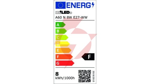 Żarówka LED E27 A60 N 8W E27-WW 810lm 3000K barwa ciepła 31202