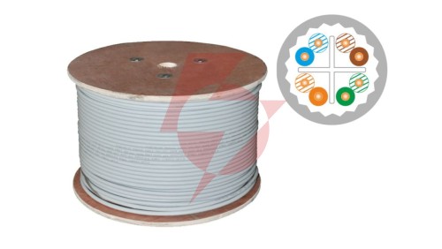 Kabel teleinformatyczny U/UTP kat.6A LSOH Dca szary ALANTEC /500m/