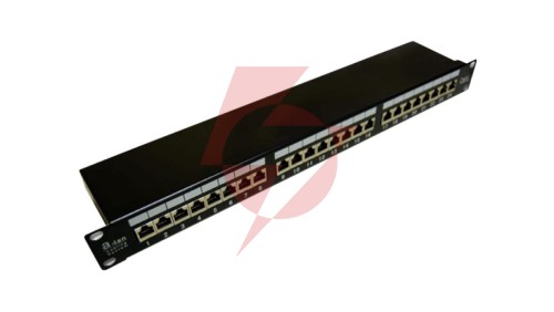 Patch panel STP kat.5e 24 porty LSA 1U PK006