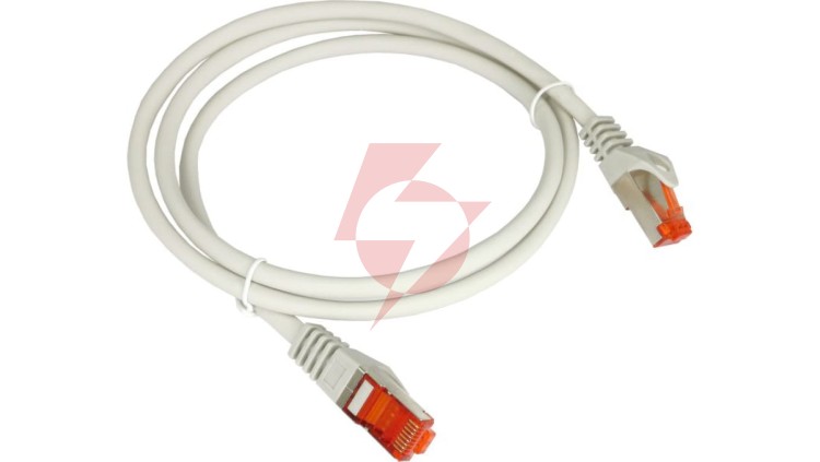 Patch-cord F/UTP kat.5e PVC 0.25m szary KKF5SZA0.25