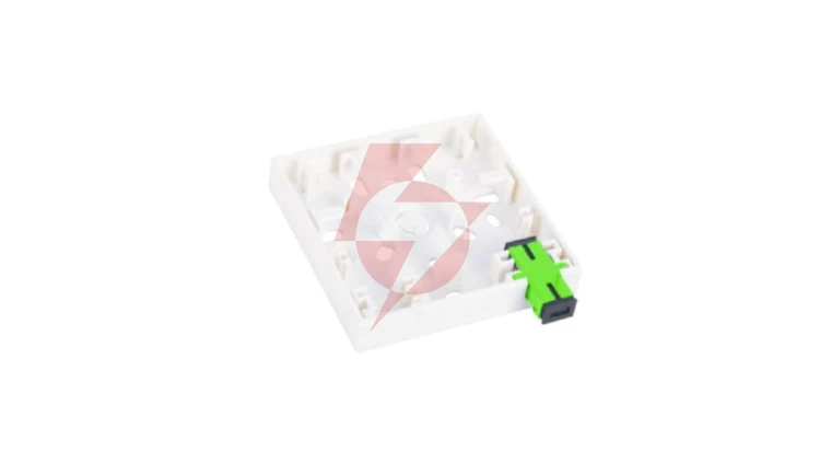 Gniazdo naścienne FTTH 2C (2 x SC simplex) bez adapterów FOPA-2A-01