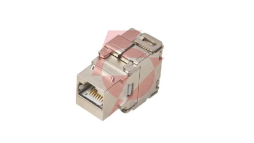 Gniazdo keystone RJ45 STP kat. 6 beznarzędziowe ekranowane Q-LANTEC MKB-S6-1