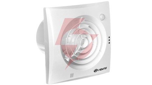 Wentylator osiowy fi 100 230V 7,5W 97m3/h 25dB z timerem i czujnikiem ruchu 100QUIETTP