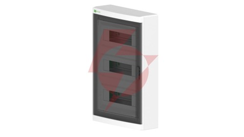 Rozdzielnica modułowa Elegant 3x12 natynkowa IP40 N+PE drzwi przezroczyste 2445-01