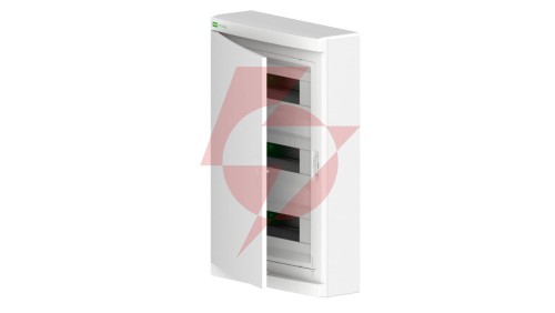 Rozdzielnica modułowa Elegant 3x12 natynkowa IP40 N+PE drzwi białe 2445-00