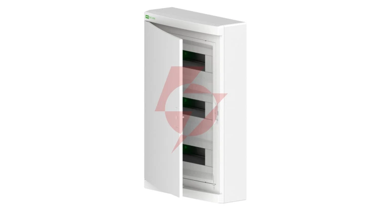 Rozdzielnica modułowa Elegant 3x12 natynkowa IP40 N+PE drzwi białe 2445-00