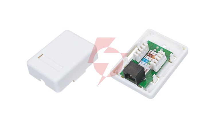 Gniazdo natynkowe UTP kat.6 1xRJ45 GN010