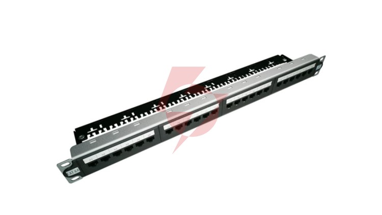 Patch panel UTP kat.6A 24 porty LSA 1U PK051