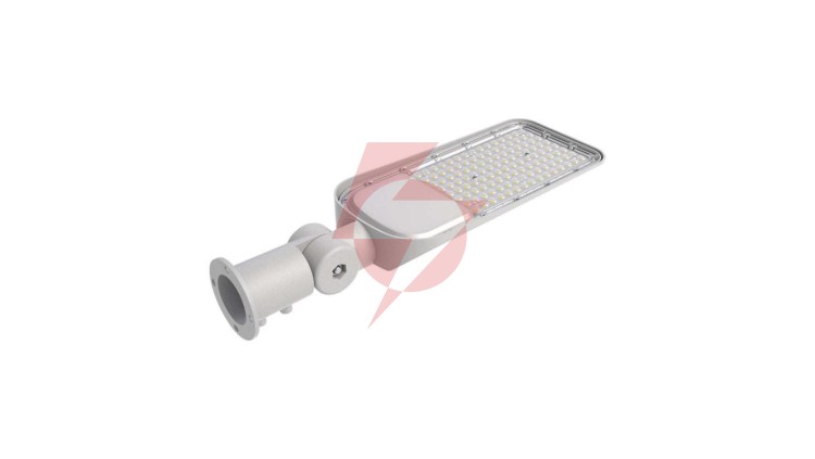 Oprawa Uliczna LED 50W 5000lm 6500K regulowany uchwyt sensor zmierzchu Diody SAMSUNG IP65 Szara 5 Lat Gwarancji 20433