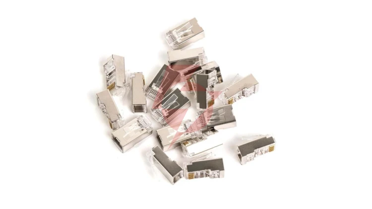 Wtyk RJ45 (8P8C) przelotowy kat.5e ekranowany AWG 26-24 /woreczke zawiera 100szt./ X-ML-5F-EZ