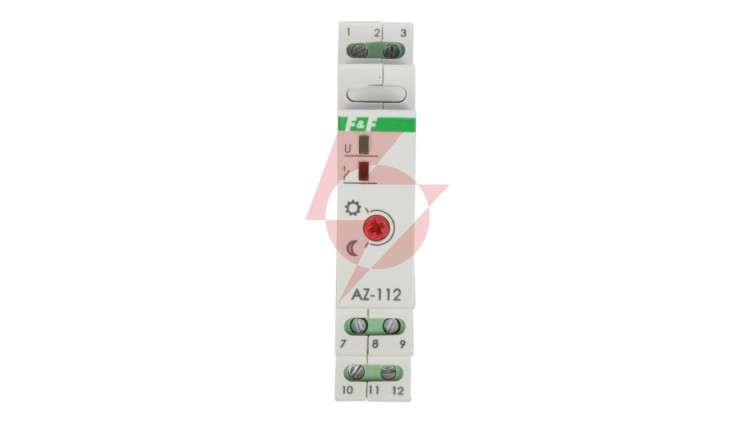 Automat zmierzchowy 16A 230V 2-1000lx DIN AZ-112