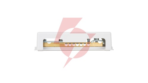 Szyna wyrównawcza 7x2,5-25mm2, 1x8-10mm, 1xpłaskownik bezhalogenowa 0909-00
