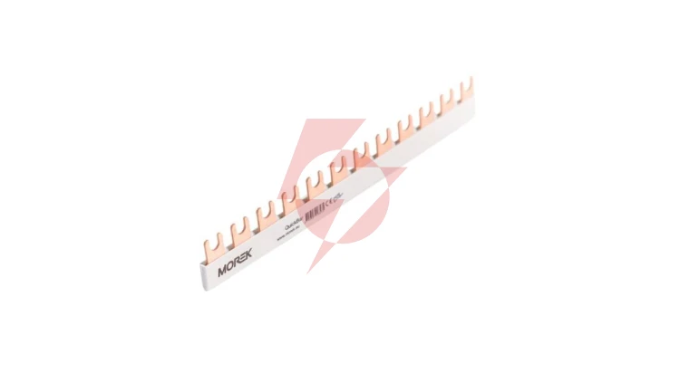 Szyna łączeniowa widełkowa QuickBar, 4-polowa, przekrój 10mm², typ E, długość 12 modułów MEF41210N00