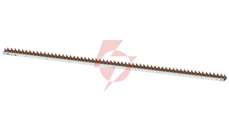 Szyna łączeniowa 3P+N 10mm2 sztyftowa 60 modułowa dla 60 Wyłączników 1P+N wąskich (5SV1 5SV6 5SL60) do cięcia (bez zaślepek w ko
