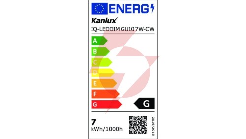 Żarówka LED GU10 IQ-LEDDIM 7W-CW 575lm 6500K barwa zimna ściemnialna 3 lata Gwarancji 35248
