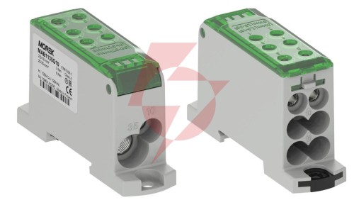 Blok dystrybucyjny - rozdzielczy OJL135A zielony AL/CU we:1x2,5-35mm2 /1x2,5-10mm2 wy: 4x2,5-16mm2/2x2,5-10mm2 1000V MAB1135G10