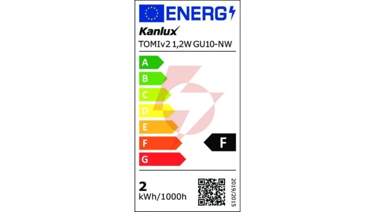Żarówka LED GU10 TOMIv2 1,2W GU10-NW 120lm 4000K barwa neutralna 34961