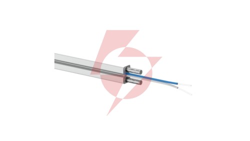Kabel światłowodowy FTTH, 2J, SM 9/125, LSOH, wzmocnienie FRP, całkowicie dielektryczny, biały ALANTEC /1000m/