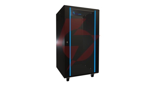 Szafa rack stojąca Extralink 22U 600x600 Czarna