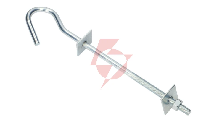 Śruba hakowa do wieszania uchwytów odciągowych 12/230mm, śruba M12 Extralink