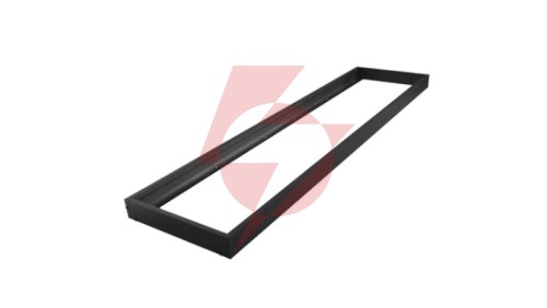 Rama montażowa do panelu LED 1200x300 zatrzaskowa aluminium czarna EC79999