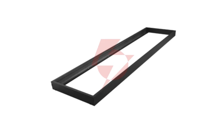Rama montażowa do panelu LED 1200x300 zatrzaskowa aluminium czarna EC79999