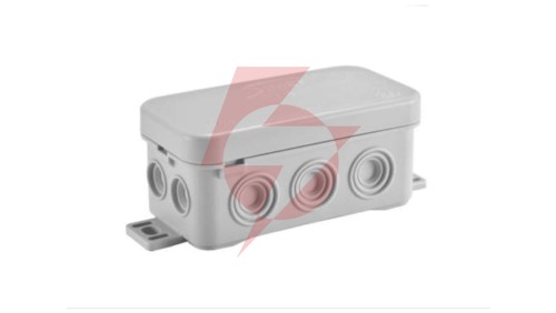 Puszka n/t hermetyczna pusta 89x42x38mm IP54 z dławicą zintegrowaną szara N8 83008002