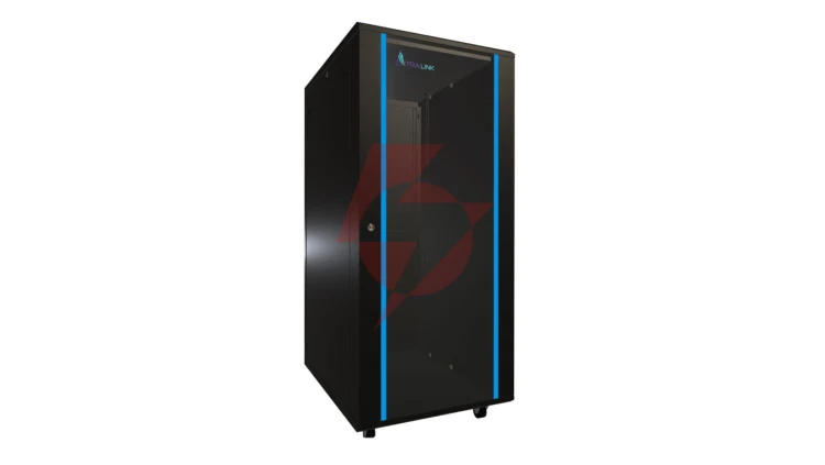Szafa rack stojąca Extralink 27U 600x800 Czarna