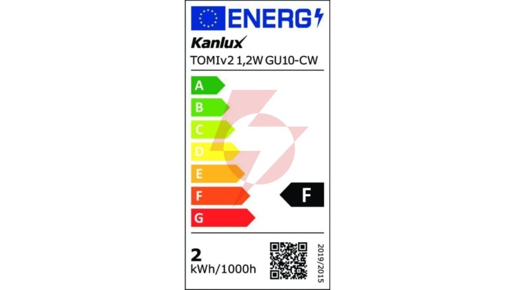 Żarówka LED GU10 TOMIv2 1,2W GU10-CW 120lm 6500K barwa zimna 34960