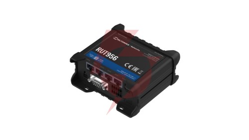 Profesjonalny przemysłowy router 4G LTE Cat.4, WiFi, Dual Sim, GPS, 1x WAN, 3X LAN, RUT956 200000 Teltonika RUT956