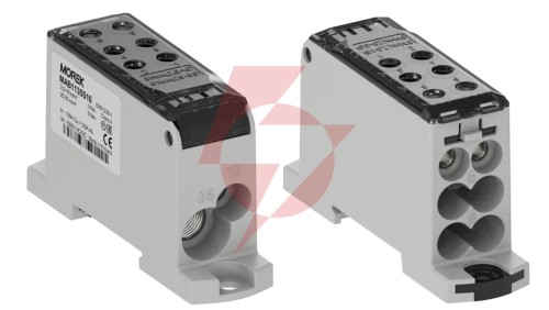 Blok dystrybucyjny - rozdzielczy OJL135A czarny AL/CU we:1x2,5-35mm2 /1x2,5-10mm2 wy: 4x2,5-16mm2/2x2,5-10mm2 1000V MAB1135S10