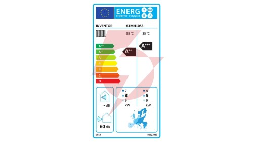 Pompa ciepła monoblok 10kW 1-faz INVENTOR +grzałka 3kW ATMH10S3 R32