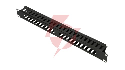 Organizer kabli 1U 19 z metalową osłoną Extralink