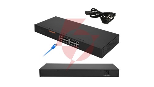 Switch 16x 10/100Mb/s, Obudowa Desktop Extralink HEXON